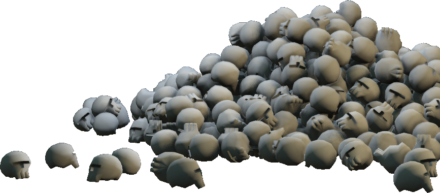 Image of a pile of skulls